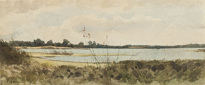 Henri Joseph HARPIGNIES - Landscape with a Pond | MasterArt
